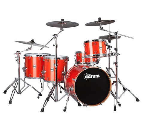 Ddrum Reflex Pocket Piece Shell Pack In Orange Sparkle Reverb