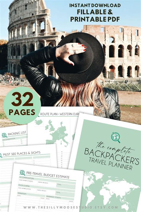 Travel Planner For Backpackers Gap Year And Adventure Vacations