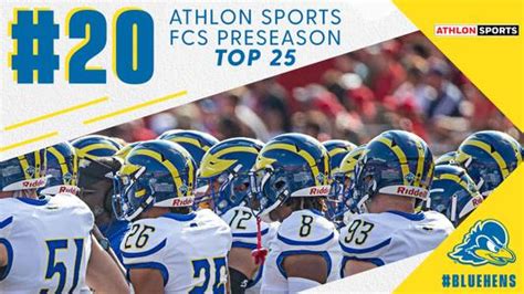 Blue Hens Ranked No 20 In Athlon Sports Fcs Preseason Top 25