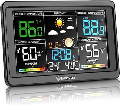 Kalawen Weather Station With Outdoor Sensors Msf Wireless Digital