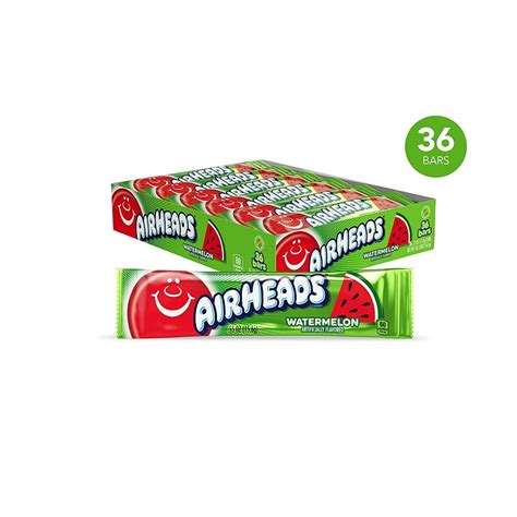 Airheads Candy Individually Wrapped Bars Watermelon Valentines Day Ts Non Melting Party