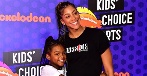 Wnba Player Candace Parker And Her Daughter Lailaa Join Serena Williams