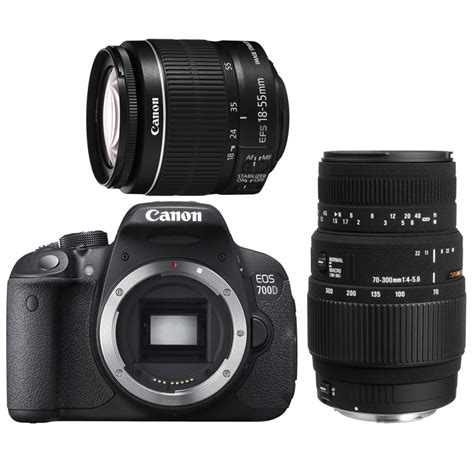 Buy Canon Eos 700d Digital Slr Camera Ef S 18 55mm Is Stm Sigma 70