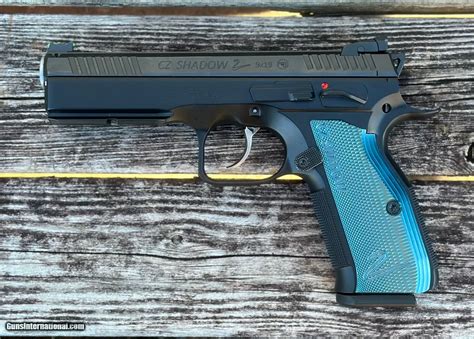 Used CZ Shadow 2 9mm Blue Grip 17 Round Capacity Cajun Gun Works 91257