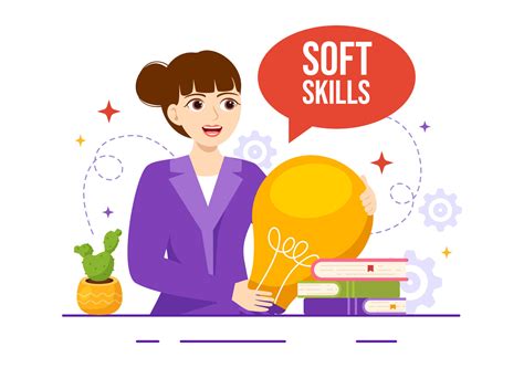 Soft Skills Vector Illustration Of Office Workers Empathy