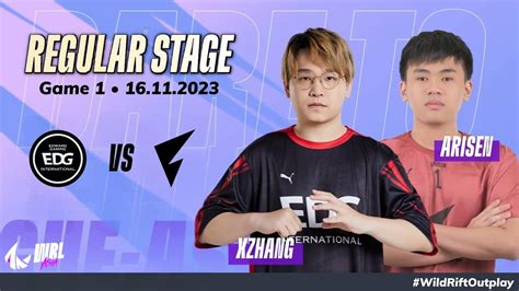 EDG Vs FL Game 1 Bo3 Regular Stage WRL Asia 2023 Season 2