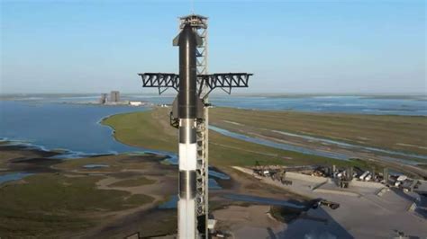 Riesige Starship Rakete Von Spacex Neuer Start Termin F R Testflug