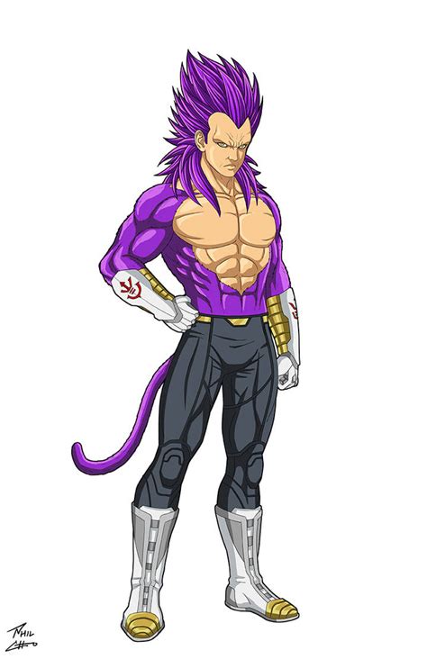 Ultra Oozaru Vegeta Dbu By Phil Cho On Deviantart