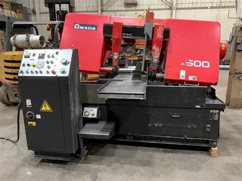 Amada HA 500 Automatic Horizontal Band Saw 20 Cap 1 5 Blade 5