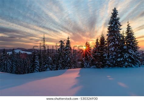 Winter Sunset Slovakia Stock Photo (Edit Now) 530326930