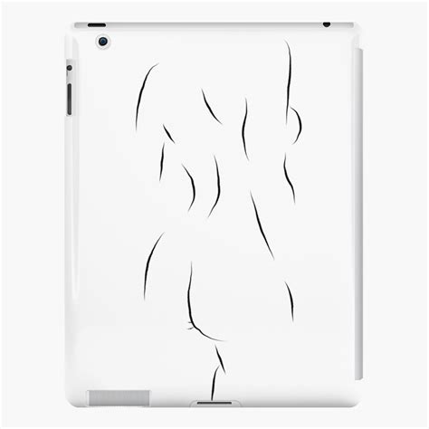 My Naked Body Line Art Minimalism Ipad Case Skin By Llcrg Redbubble