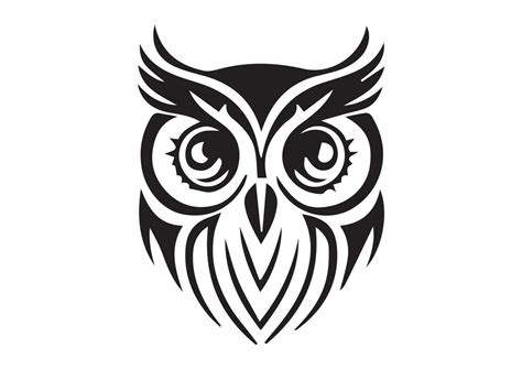 Owl face vector 25791934 Vector Art at Vecteezy