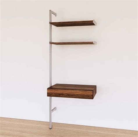 31" Desk Option with Shelves – Modern Shelving