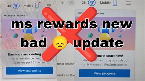 Ms Rewards New Bad Update 😭 Ms Reward New Update Ms Reward Point Not Increase Microsoft