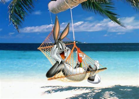 At The Beach Bugs Bunny Photo 21446398 Fanpop