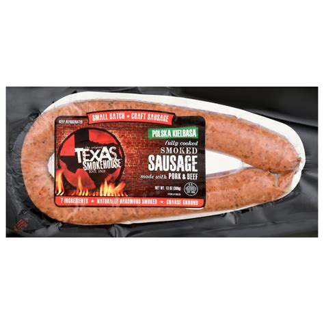 Save On Texas Smokehouse Smoked Sausage Polska Kielbasa Order Online