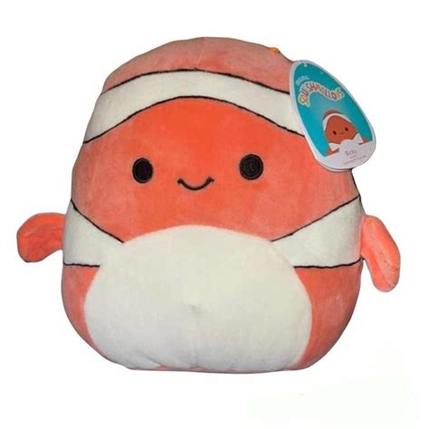 Kellytoy Toys Squishmallow Ricky The Clownfish 8 Plush Orange