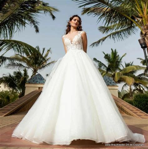 Brautkleider Hochzeitskleider A Linie Prinzessinnen Tüll Brautkleid