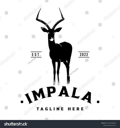 Impala Logo Company Logo Design Idea Vector Royalty Free Stock