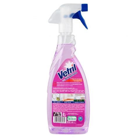 Detergente Spray Con Antipolvere Da Ml Vetril