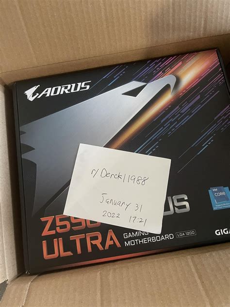 Usa Wv H Gigabyte Aorus Ultra Z590 Lga 1200 Mobo W Paypal Rhardwareswap