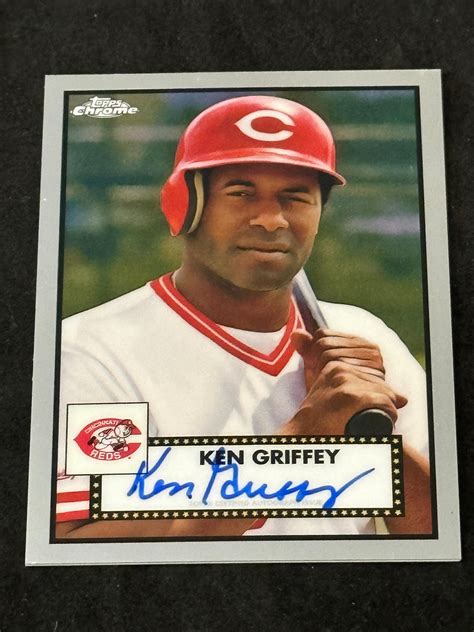 Lot 2021 Topps Chrome Platinum Auto Ken Griffey