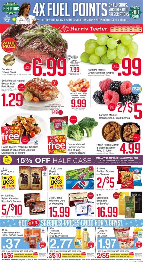 Harris Teeter Weekly Ad Jan 22 Jan 28 2020