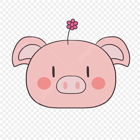 Cute Pig Face Cartoon