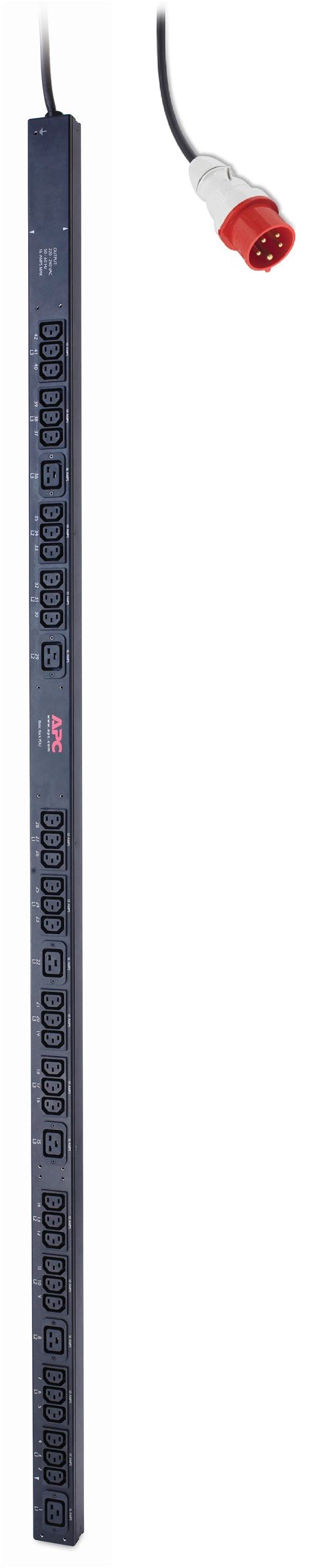 APC Rack PDU Basic ZeroU 16A 400V 36x C13 6x C19 IEC 309