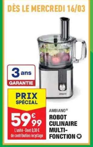 Promo Robot Culinaire Multi Fonction Ambiano Chez Aldi Icatalogue Fr