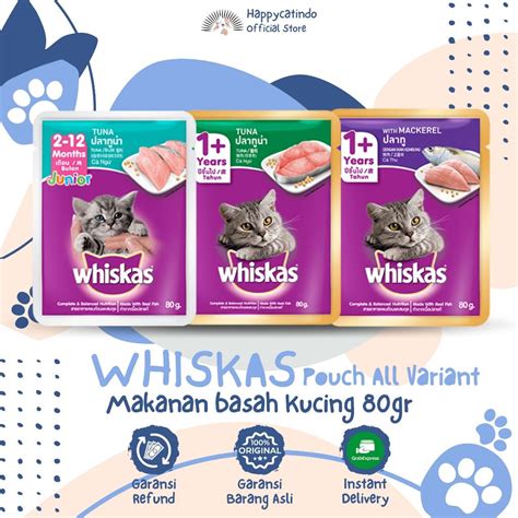 Jual Makanan Basah Wet Cat Food Whiskas Pouch Gr All Variant