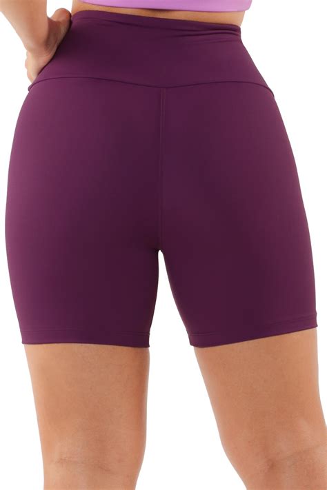 Short Basics Roxo Em Suplex Poliamida Donna Carioca Moda Fitness