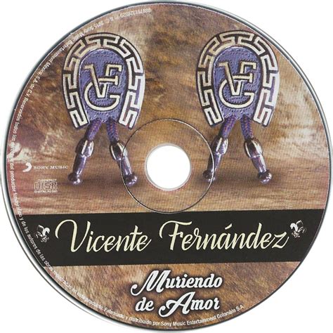 Car Tula Cd De Vicente Fernandez Muriendo De Amor Portada