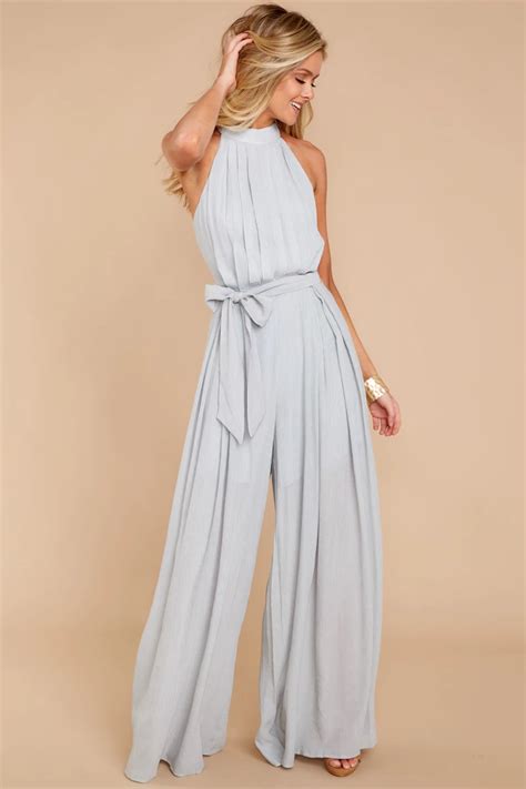 Women S Long Sleeve V Neck Wide Leg Jumpsuit A New Day Jumpsuit