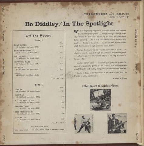 Bo Diddley In The Spotlight Us Vinyl Lp Album Lp Record 751814