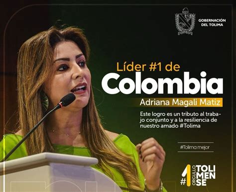 Es La Primera Vez Que Un Gobernador Del Tolima Ocupa El Primer Lugar