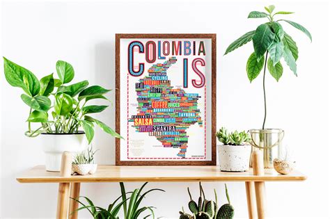 "Colombia Is" poster on Behance