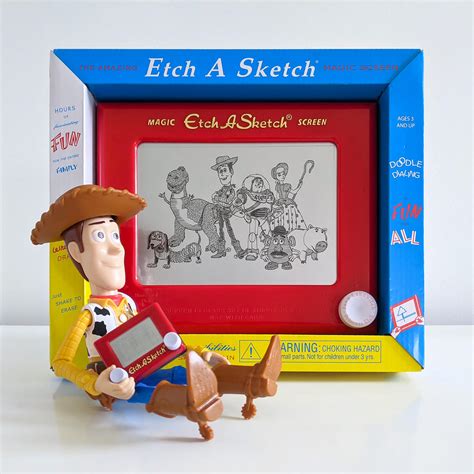 Toy Story Cast On Etch A Sketch By Pikajane On Deviantart