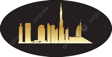 Dubai Skyline Modern Sky City Vector Modern Sky City Png And Vector