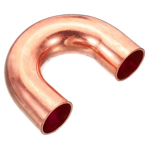 Uxcell 3 4 Inch OD 64x47mm Elbow Copper Pipe Fitting 180 Degree U Shape