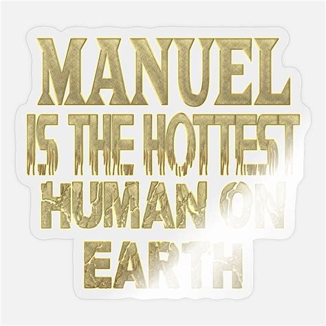 Manuel Stickers Unique Designs Spreadshirt