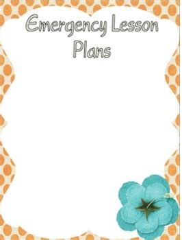 Editable Substitute Binder Beach Theme By Cara Coffey Miscellaneousme