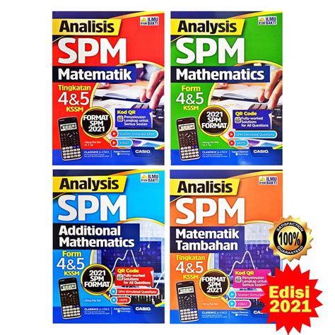 Buku Latihan Analisis Spm Kssm Tingkatan Edisi Matematik