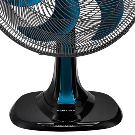 Ventilador De Mesa Cm P S Ventisol Turbo Premium Azul V