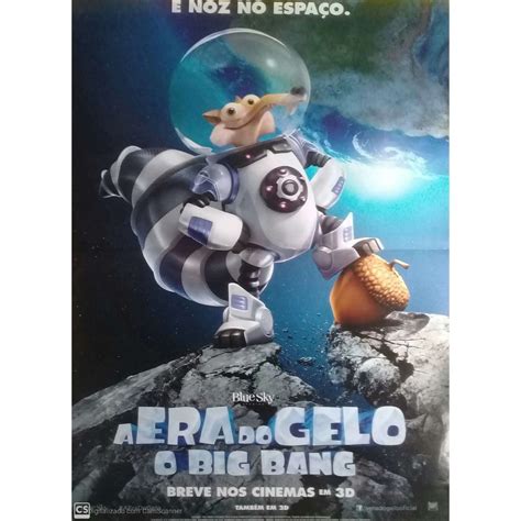 Cartaz De Cinema A Era Do Gelo O Big Bang X Shopee Brasil