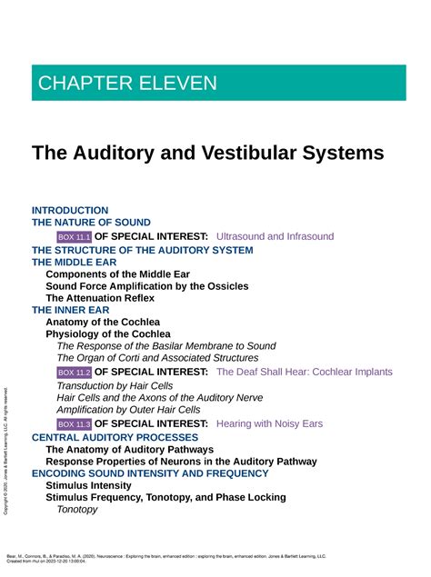 Lecture 6 Overview Of The Nervous System Hormones Transmissions And More Box 11 Of Special