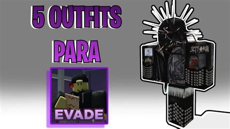 5 Outfits Para Evade Roblox Youtube