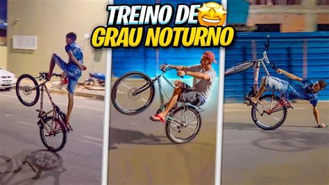 DIA DE TREIO NOTURNO NA RUA DO GRAU NÃO SEI MAIS DA GRAU DE BIKE