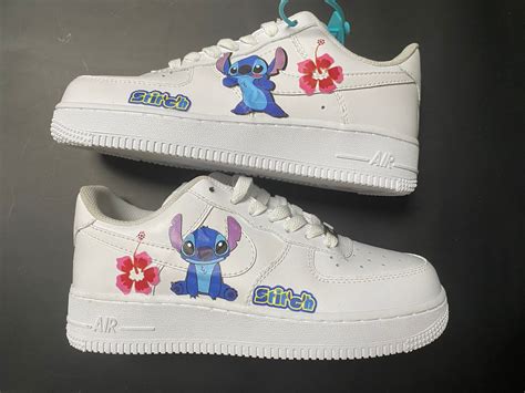 Custom Nike Air Force 1 Stitch Heat Transfers Ready To Press Etsy