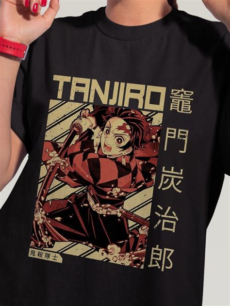 Tanjiro Kamado Shirt Vintage Demon Slayer T Shirt Slayer Anime Demon